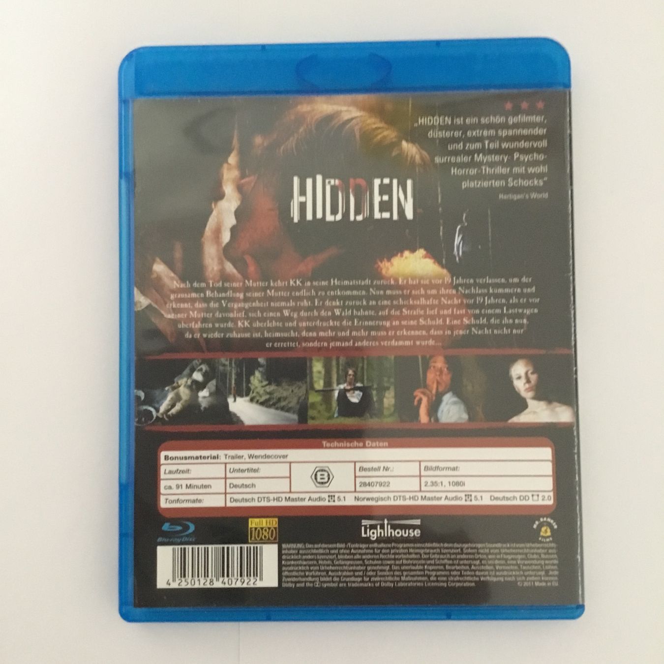 Alle DVDs: Hidden Blu Ray – Neu (gemäss Beschreibung) aus Blauen von sternchen66 1