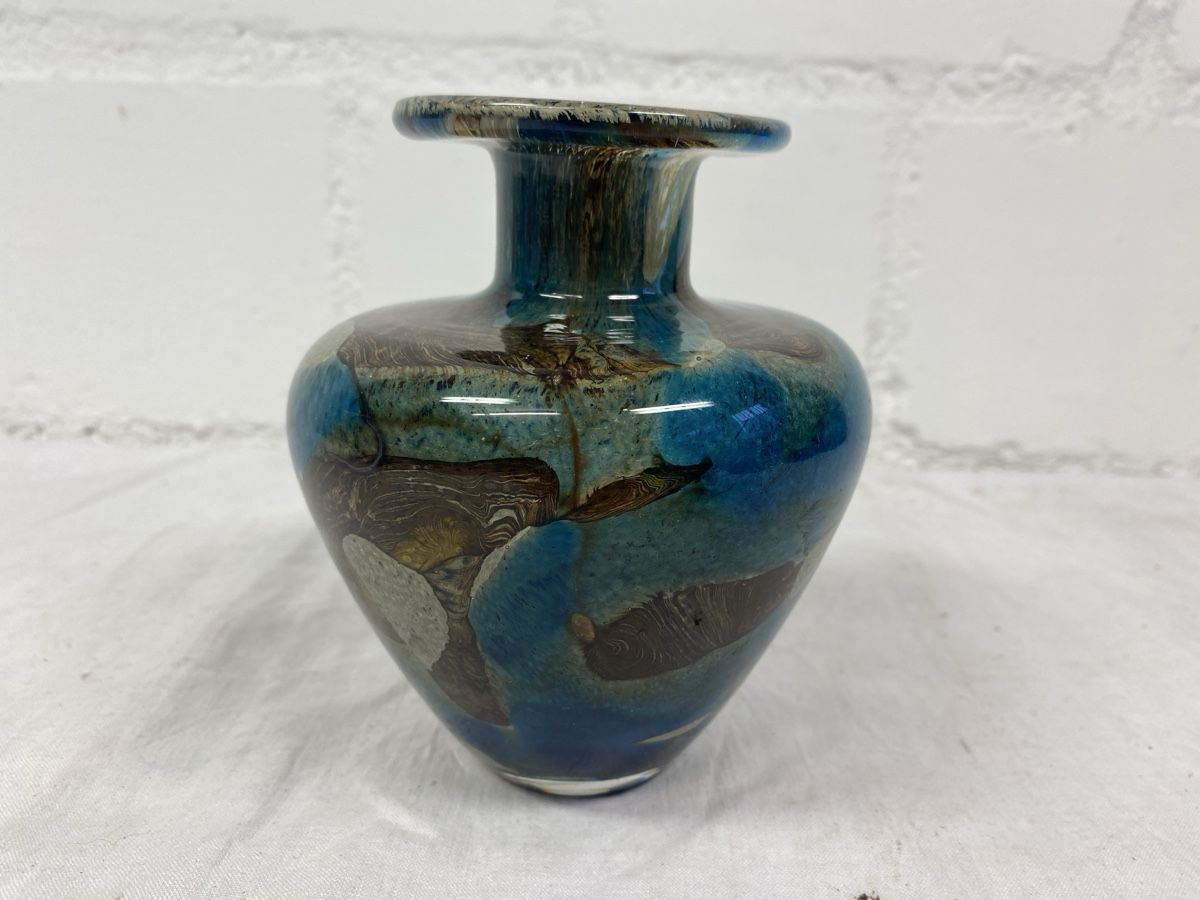 Vasi & Recipienti: Wunderschöne, kleine Mdina Art Vase Malta – Usato da sursee venduto da trilli-tralli 5