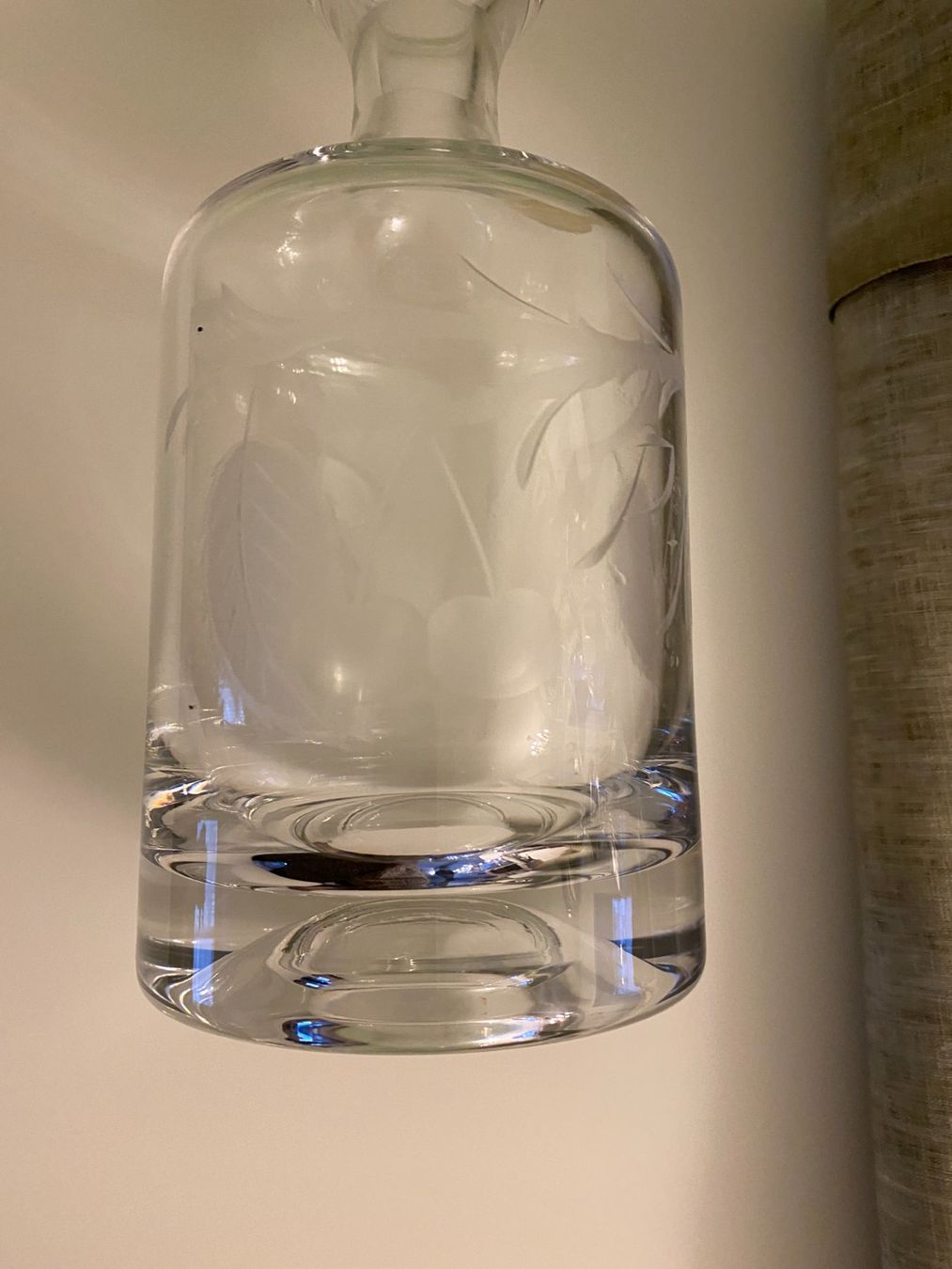 Altro: Kristallglas Flasche von J. Imfeld Aesch mit Kirschen – Usato da Niederrohrdorf venduto da park5 2