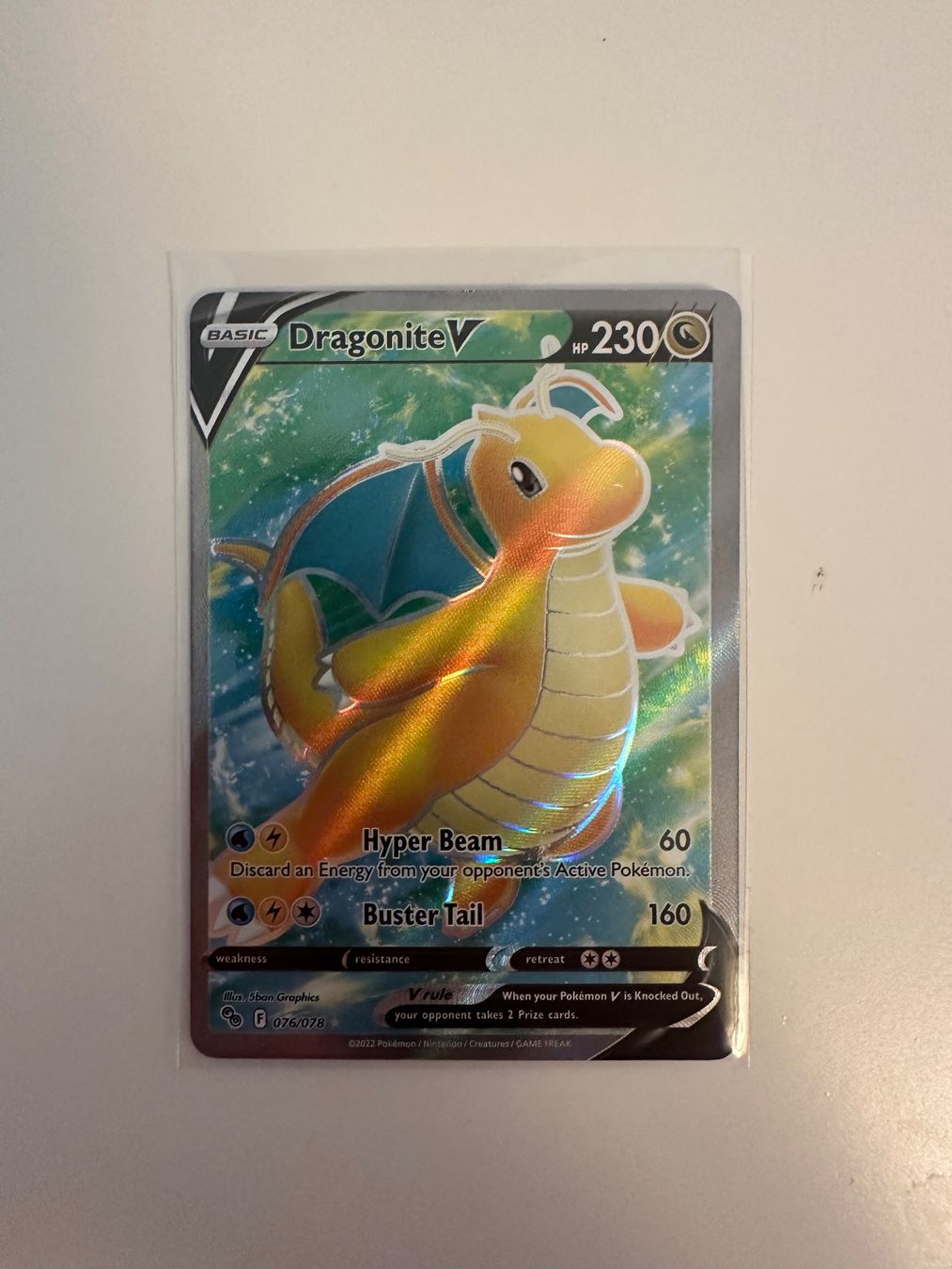 Pokémon Carte collezionabili: Dragonite V - NM - EN - 76/78 – Usato da Zürich venduto da Leica9