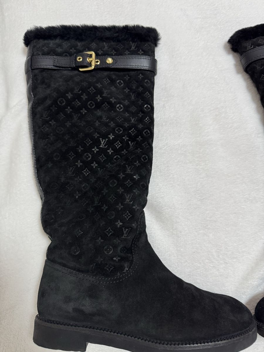 Damenschuhe: Louis Vuitton Black Winter Boots, 37❄️ – Gebraucht aus Genève von Lux_trend26 4