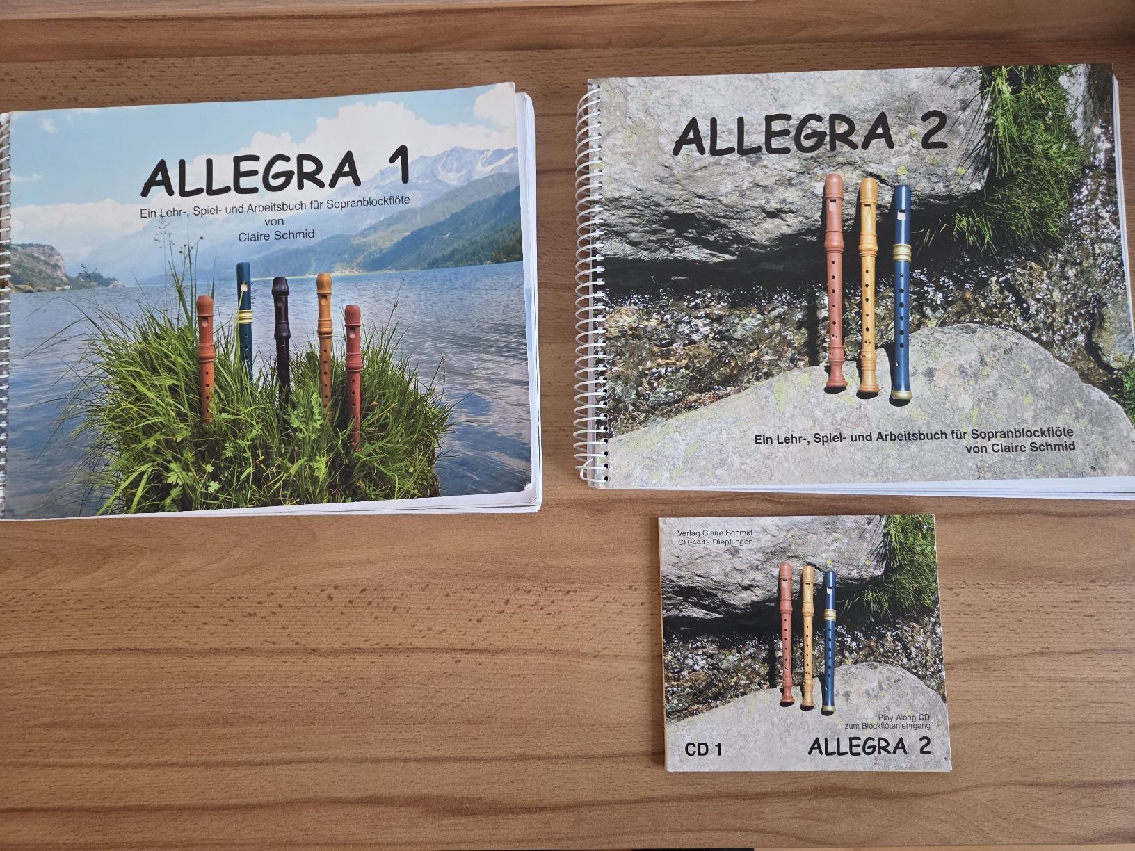 Libri: Allegra 1&2 Flötenbuch mit CD – Usato da Jegenstorf venduto da deb_26tj