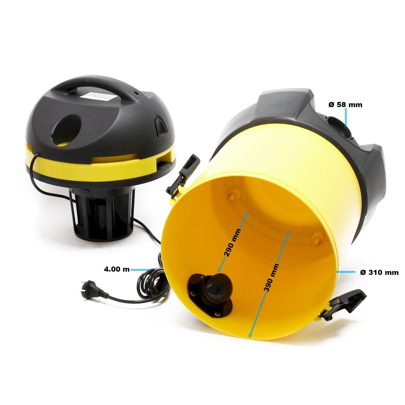 Aspirapolveri & Accessori: Wiltec Teichschlammsauger 1400W – Nuovo e nell'imballaggio originale da Bottighofen venduto da zaap 3