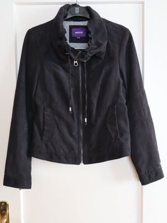 Jacke Wildleder optik, Mexx, M/38, schwarz, Neuwertig