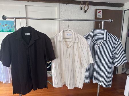 3x ZARA Kurzarmhemden Gr. L (112 cm) Sommerkleidung
