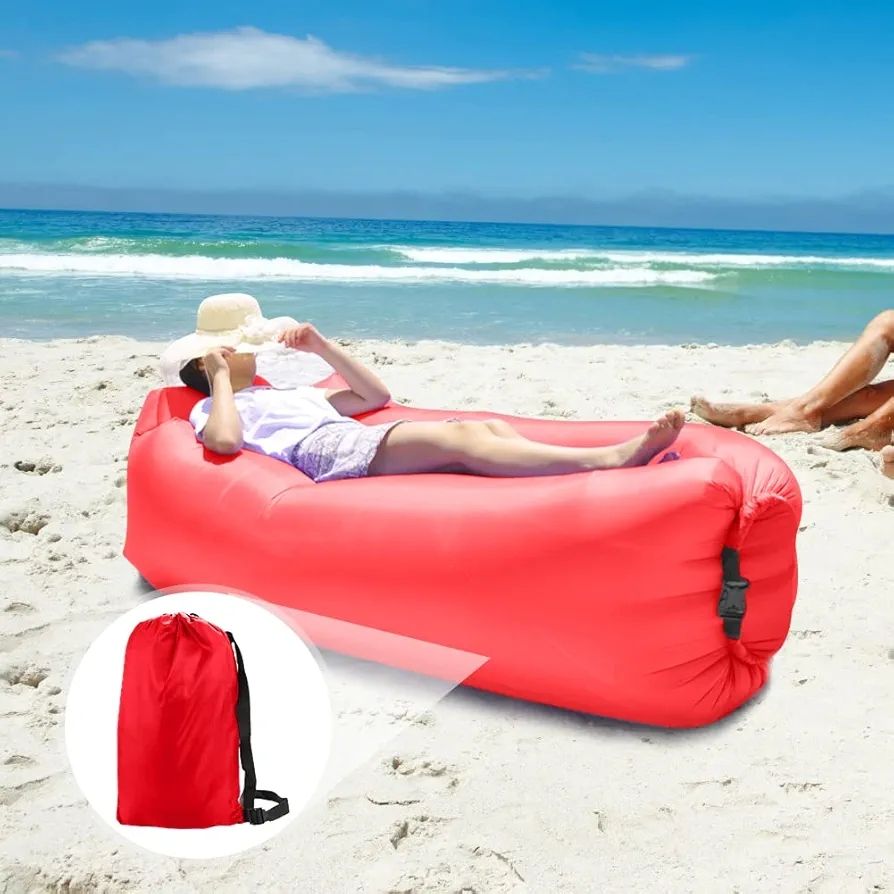 Sedie a sdraio: 🔥 Air Lounge / Luftsofa in Rot – Usato da Ermatingen venduto da sgr_y8z8