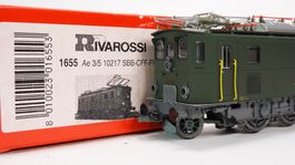 e49 Rivarossi 1655 SBB Ae 3/5 E-Lok 10217 grün / neuwertig