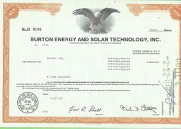 Burton Energy ans Solar Technology, 1984