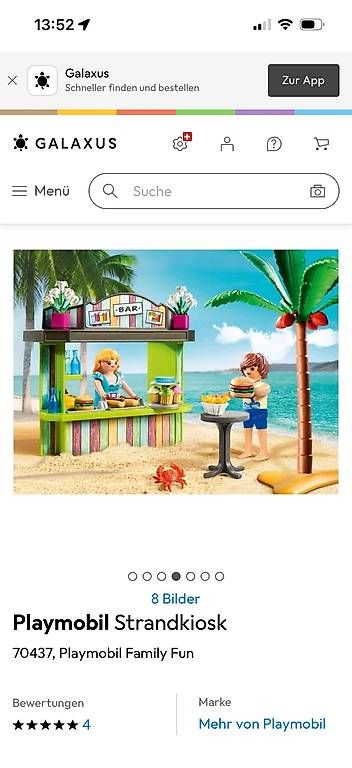 Spielzeuge: Playmobil Strandkiosk – Gebraucht aus Neftenbach von reg_2fvh 2