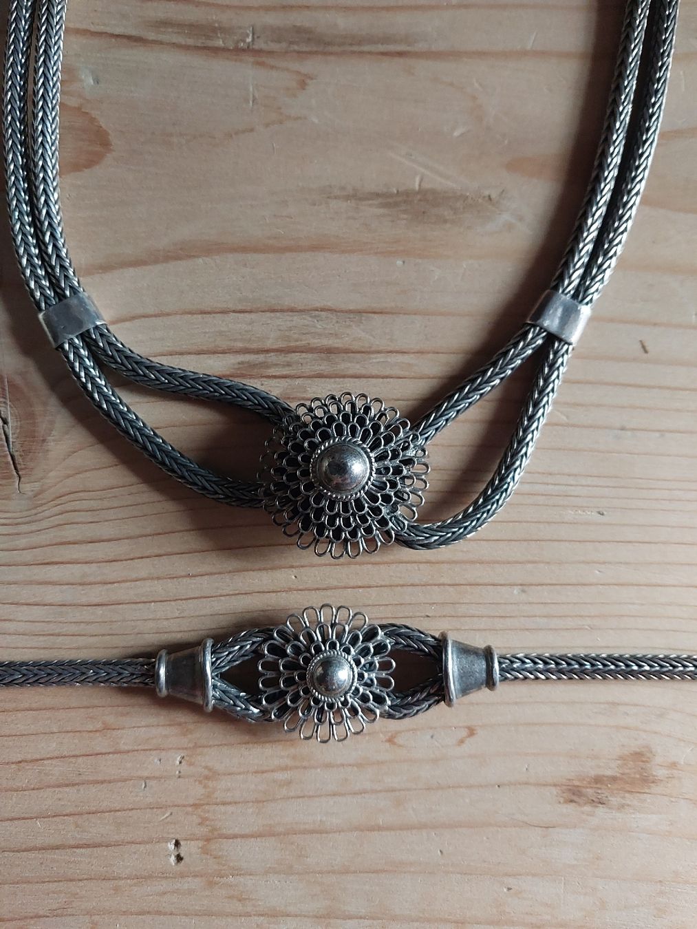Catenine: Schmuckset Halskette mit Armband – Nuovo (secondo la descrizione) da Einsiedeln venduto da rava02 1