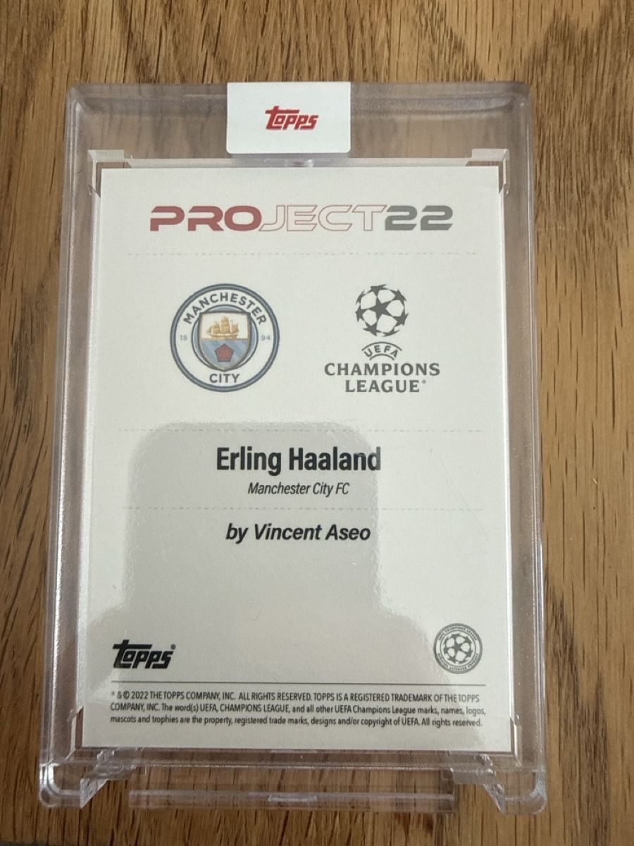 Topps Carte collezionabili: Topps Project 22 Erling Haaland – Nuovo (secondo la descrizione) da Grabs venduto da EDU2026 1