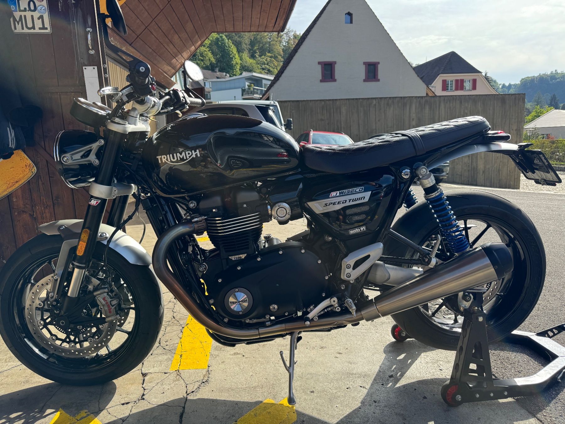 Triumph Strasse: TRIUMPH SPEED TWIN 1200 – Gebraucht aus Bettingen von wolfchecker 1