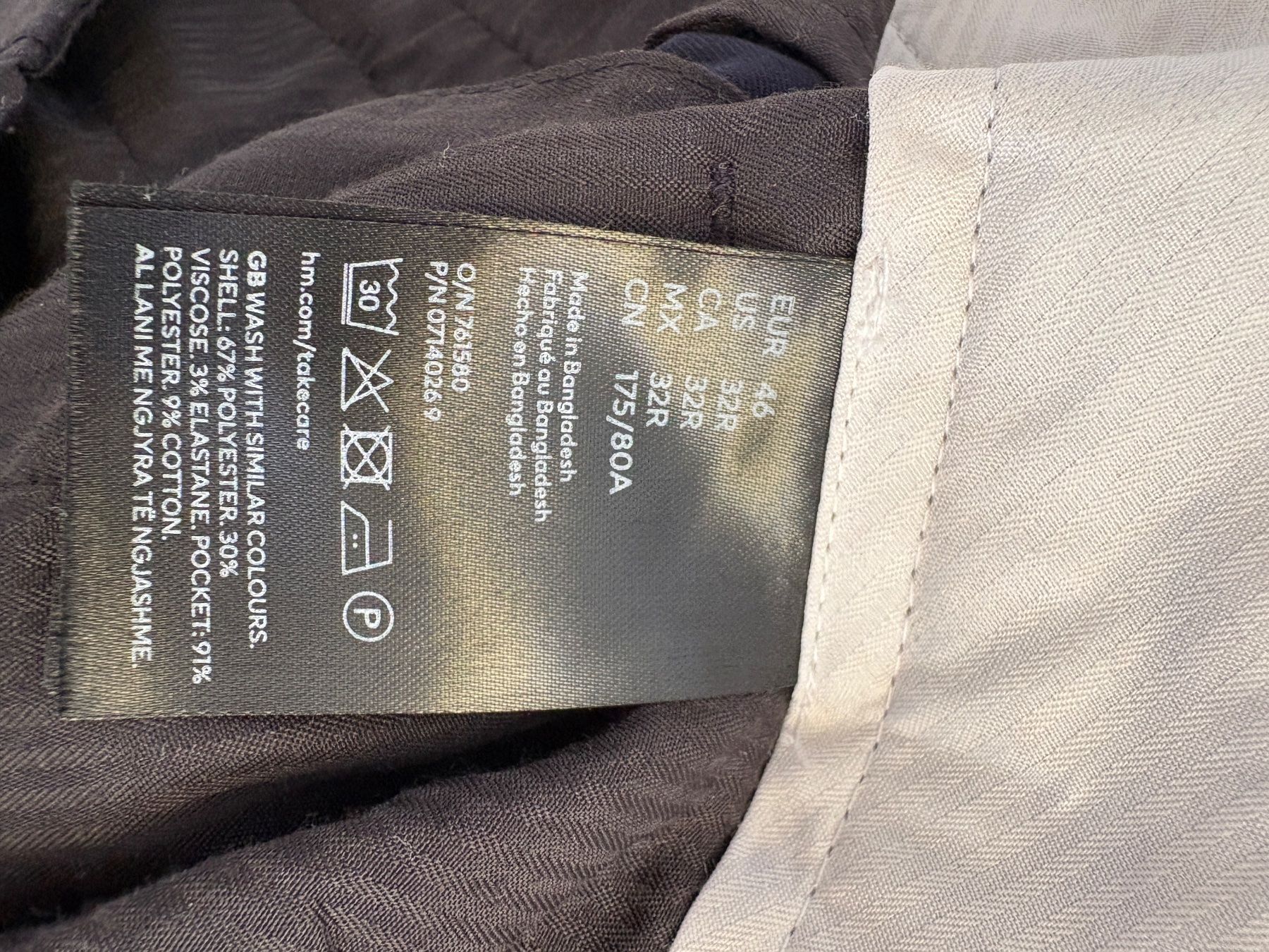 H&M Completi: Herren Anzug dunkelblau Gr. 46 – Usato da Embrach venduto da Decius 9