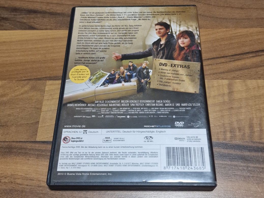 Tous les DVDs: DVD Gangs - Jimi Blue Ochsenknecht – D'occasion à Mitlödi par Raphy1996 1