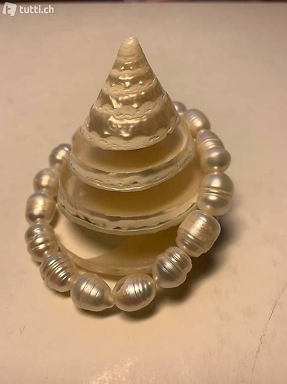 Bracciali & Braccialetti: Armband aus Barock Süsswasserzuchtperle – Nuovo e nell'imballaggio originale da Suhr venduto da Maxmusic2308