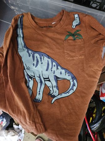 Langarmshirt 104 Dinosaurier Motiv