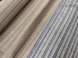 Leinen & Lurex Fischgrat 2.30x1.50m beige-weiss-schwarz
