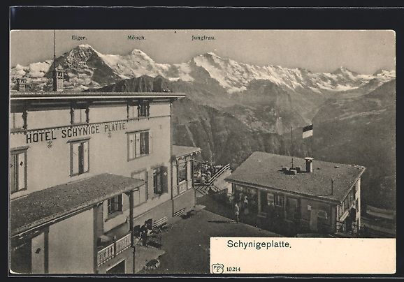 Ansichtskarten: Wilderswil, Hotel Schynigeplatte mit Eig – Gebraucht aus Berlin von bartko-reher