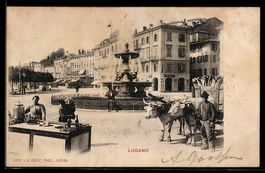 AK Lugano, Restaurant Walter und Geschäft von Pietro Caglian