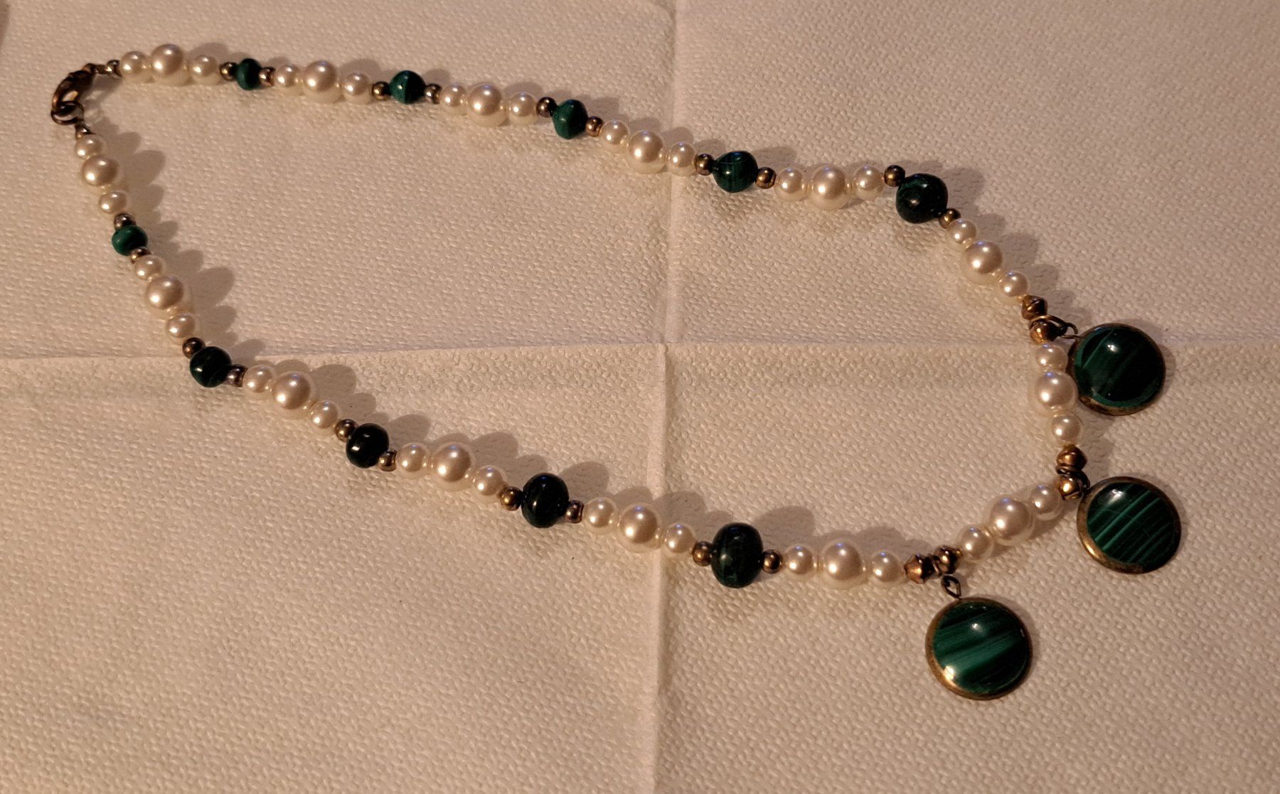 Catenine: Collier malachite – Usato da Biel/Bienne venduto da raf_2yqq
