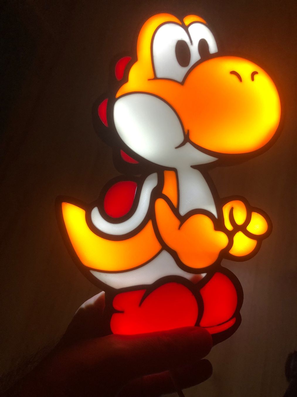 Lampade: Lampe Yoshi orange, Veilleuse LED – Nuovo (secondo la descrizione) da Noville venduto da Berlusconi55