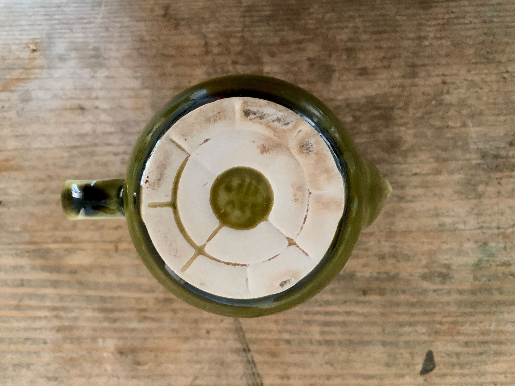 Teiere: Olivgrüne Kaffee- oder Teekanne / Kaffeekrug 0.35 l – Usato da Zürich venduto da Les_Zurichois 6