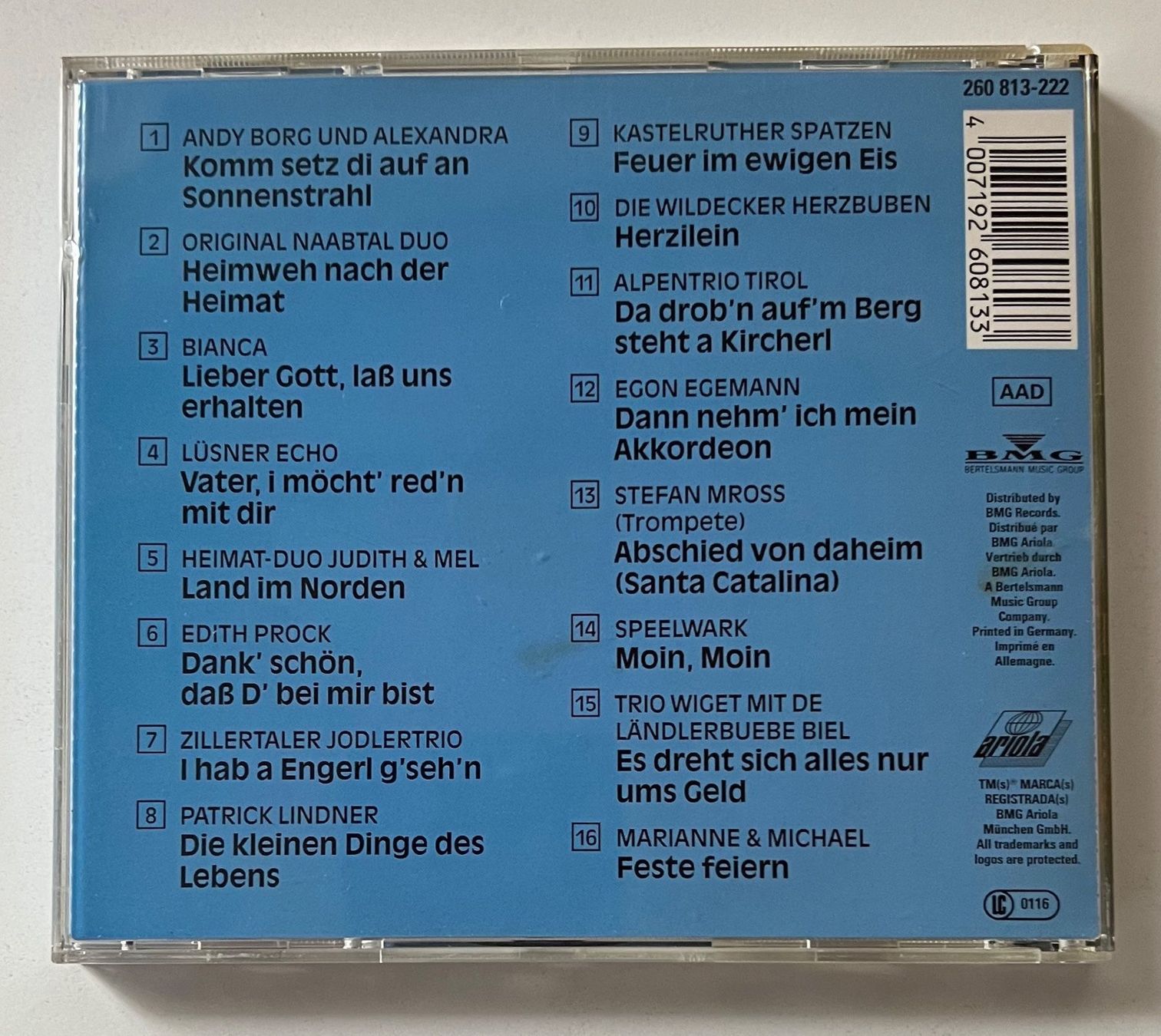 CD: Grand Prix der Volksmusik 1990 – Usato da Näfels venduto da rottabi 1