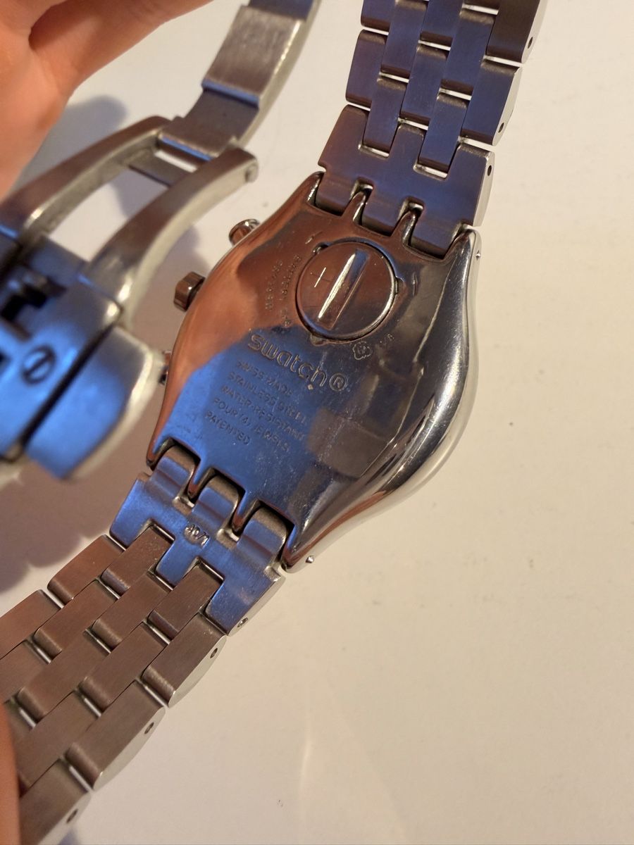 Swatch Orologi: Swatch Chrono Automatic Watch, stainless steel bracelet – Usato da Witterswil venduto da J2025_28 2