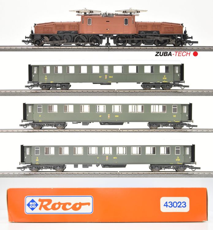 Roco 43023 4tlg. Personenzug mit 