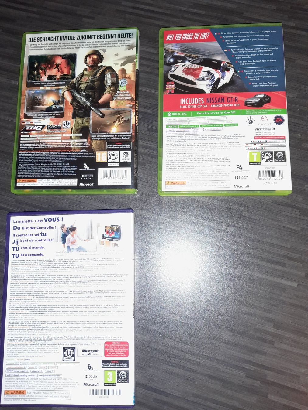 Microsoft Giochi: 3 Xbox 360 Spiele , Videogames – Usato da Steffisburg venduto da FutureOne 1