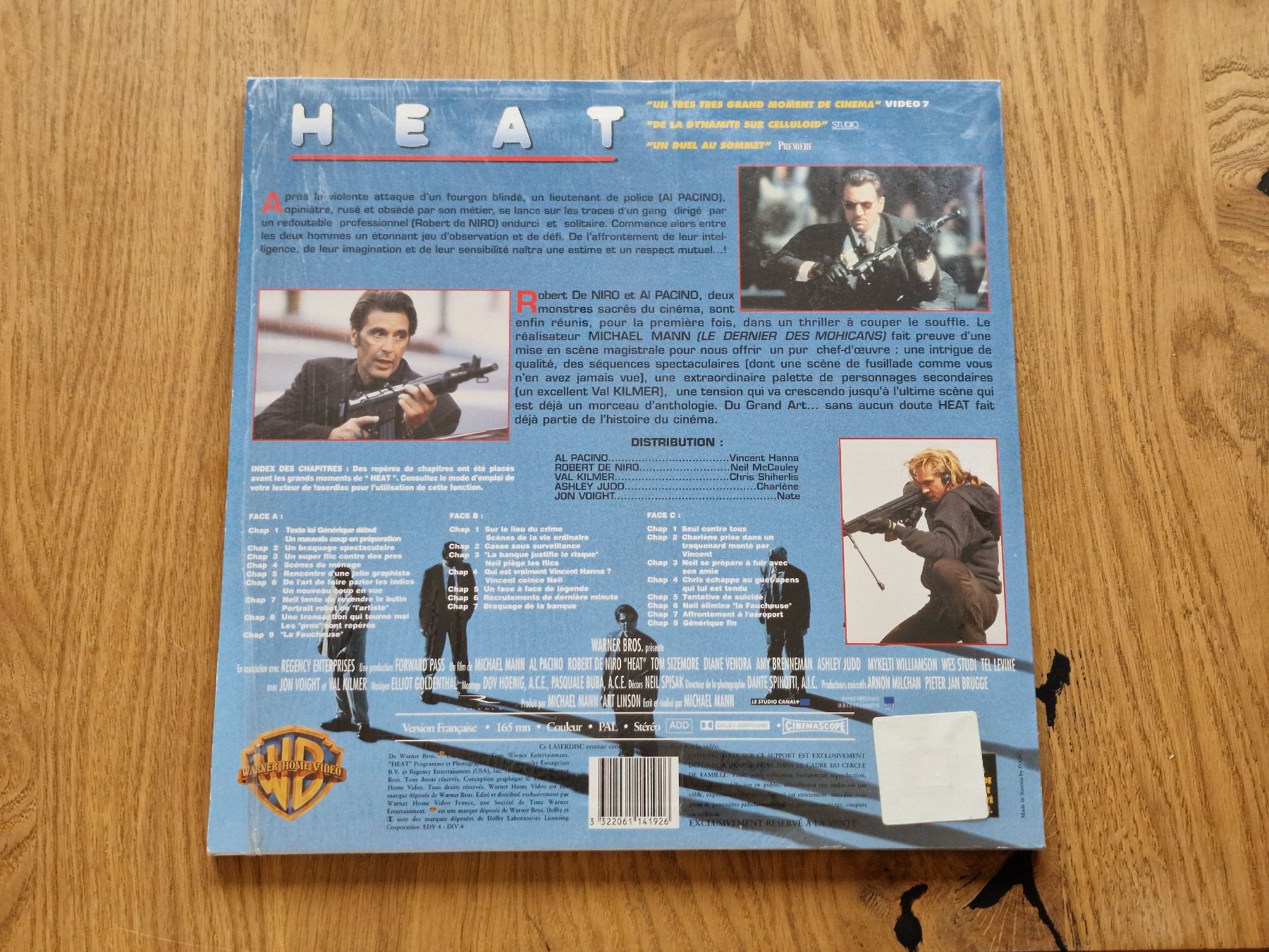 Tutti i DVDs: Heat - LaserDisc - PAL VF – Usato da Courgenay venduto da Periote00 1