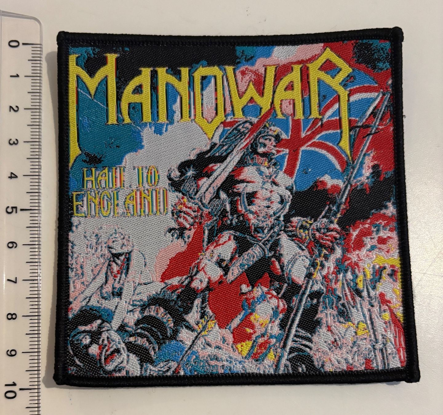 Toppe: MANOWAR -  Patch Aufnäher Heavy Metal Epic Metal – Nuovo (secondo la descrizione) da Egg b. Zürich venduto da superman1975