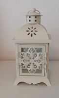Laterne weiss Shabby Chic