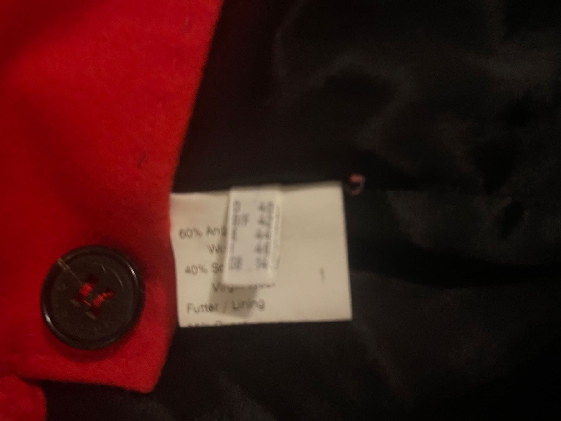 Giacche: Roter Woolmantel von Antonette Columbo Gr. 40 – Nuovo (secondo la descrizione) da Rüschlikon venduto da Lajniii 6