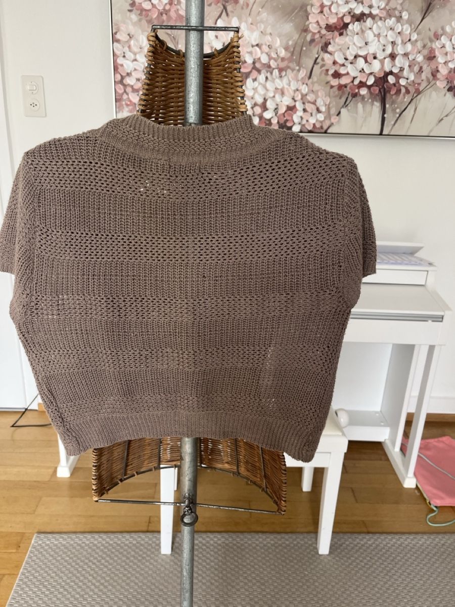 Bolero: Strick Bolero, leicht,  braun, S – Usato da Solothurn venduto da Bobesch08 2