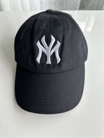 Baseball Cap NY Logo Black Adjustable Used