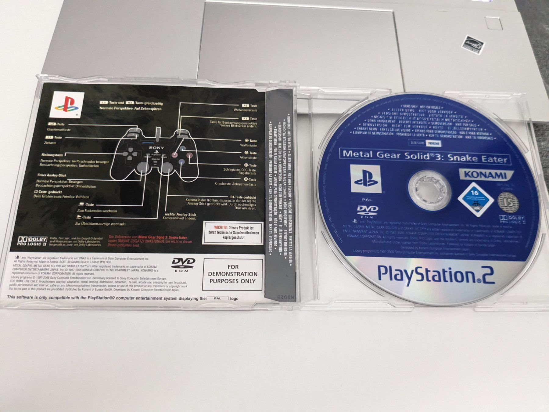 Sony Jeux: Metal Gear Solid 3 Snake Eater - PS2 Demo Version Game – D'occasion à Hünenberg See par SpecialEditionGaming 1