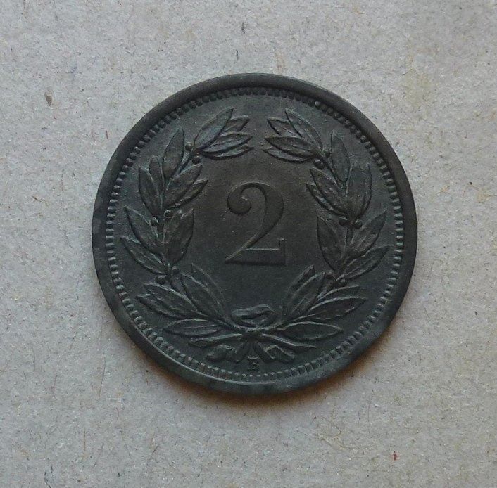 Toutes les monnaies: ++ 2 Rappen 1946, gute Erhaltung – D'occasion à Walkringen par Casablanca777 1