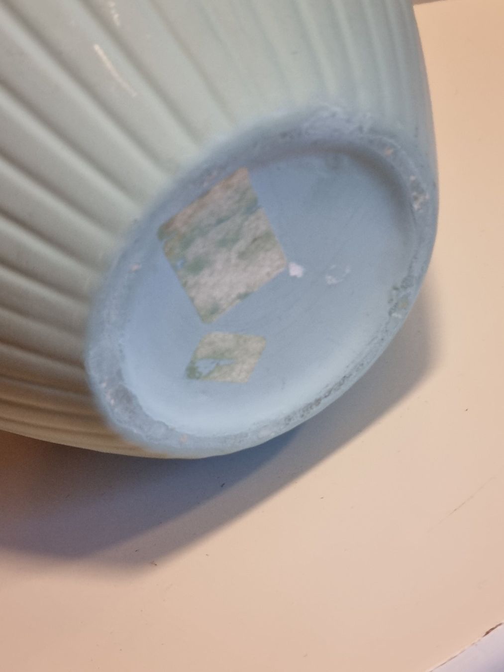 Vasi & Recipienti: Vintage Vase Relief Blüten hellblau 20cm – Usato da Scharnachtal venduto da devin03 7