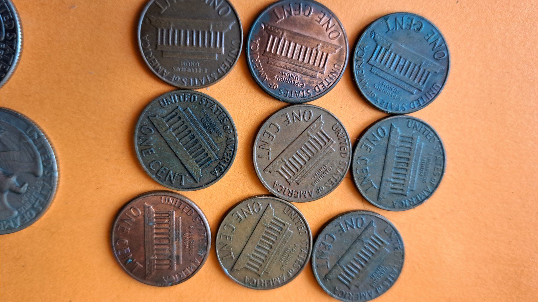 Tutti le monete: 1 Dollar 1865 +div.Cents +div.Quarter – Usato da Affeltrangen venduto da Handre 7