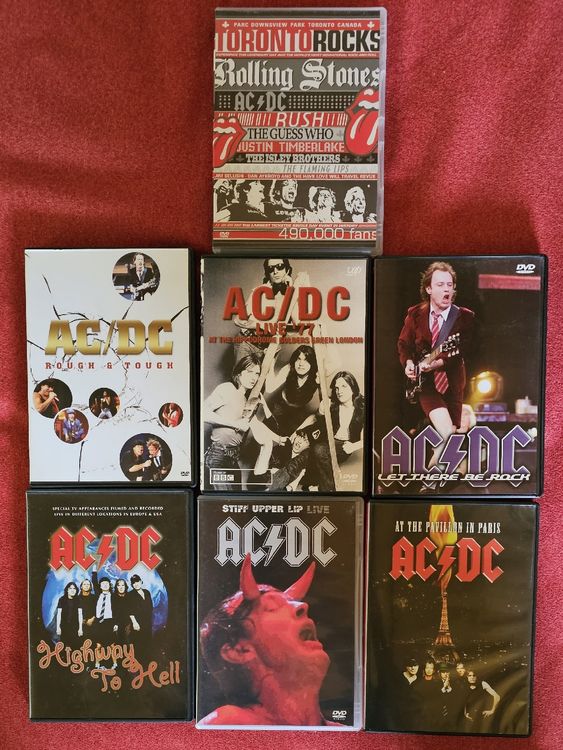 AC/DC DVD Sammlung, Konzerte, Live, Rock, Raritäten! (Gebraucht) in ...