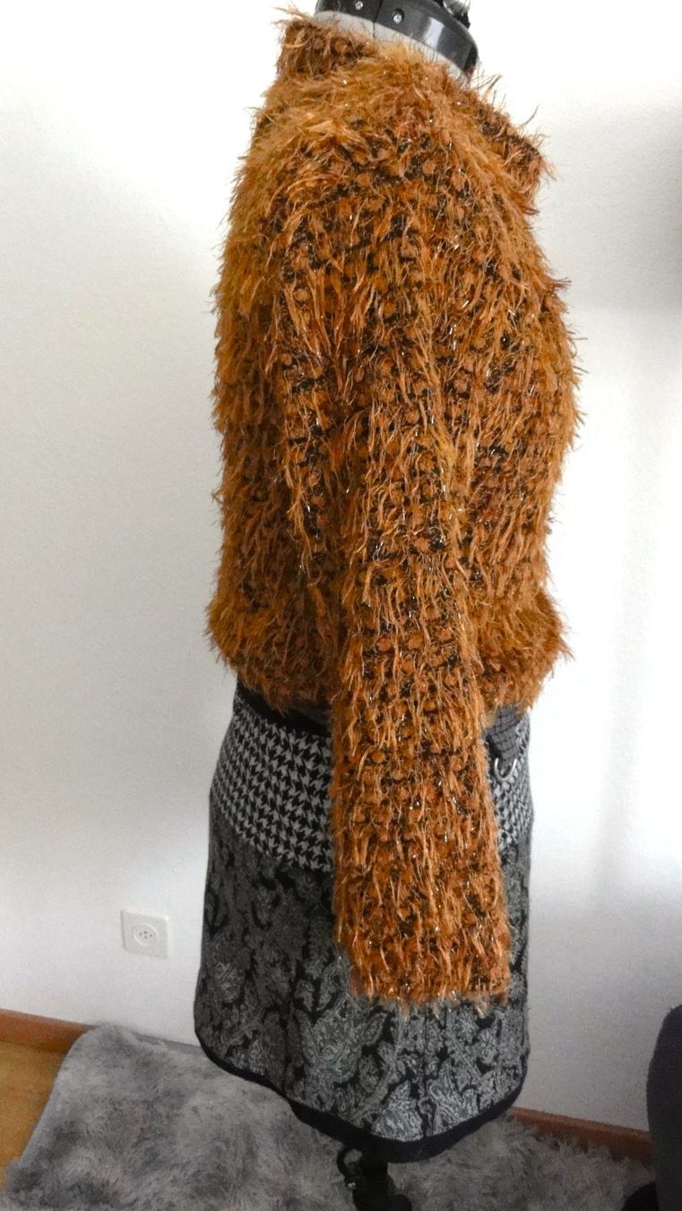 Gonne: Set: Wickelrock reversible mit Kurzpullover und Armkettchen – Usato da Samedan venduto da chickenrun01 1