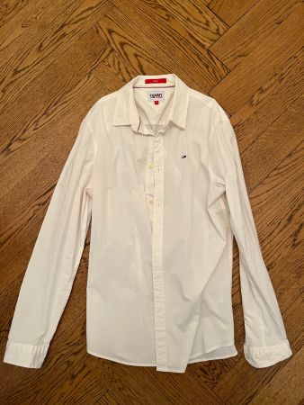 ⭐ Chemise Tommy Hilfiger blanche garçon Slimfit M