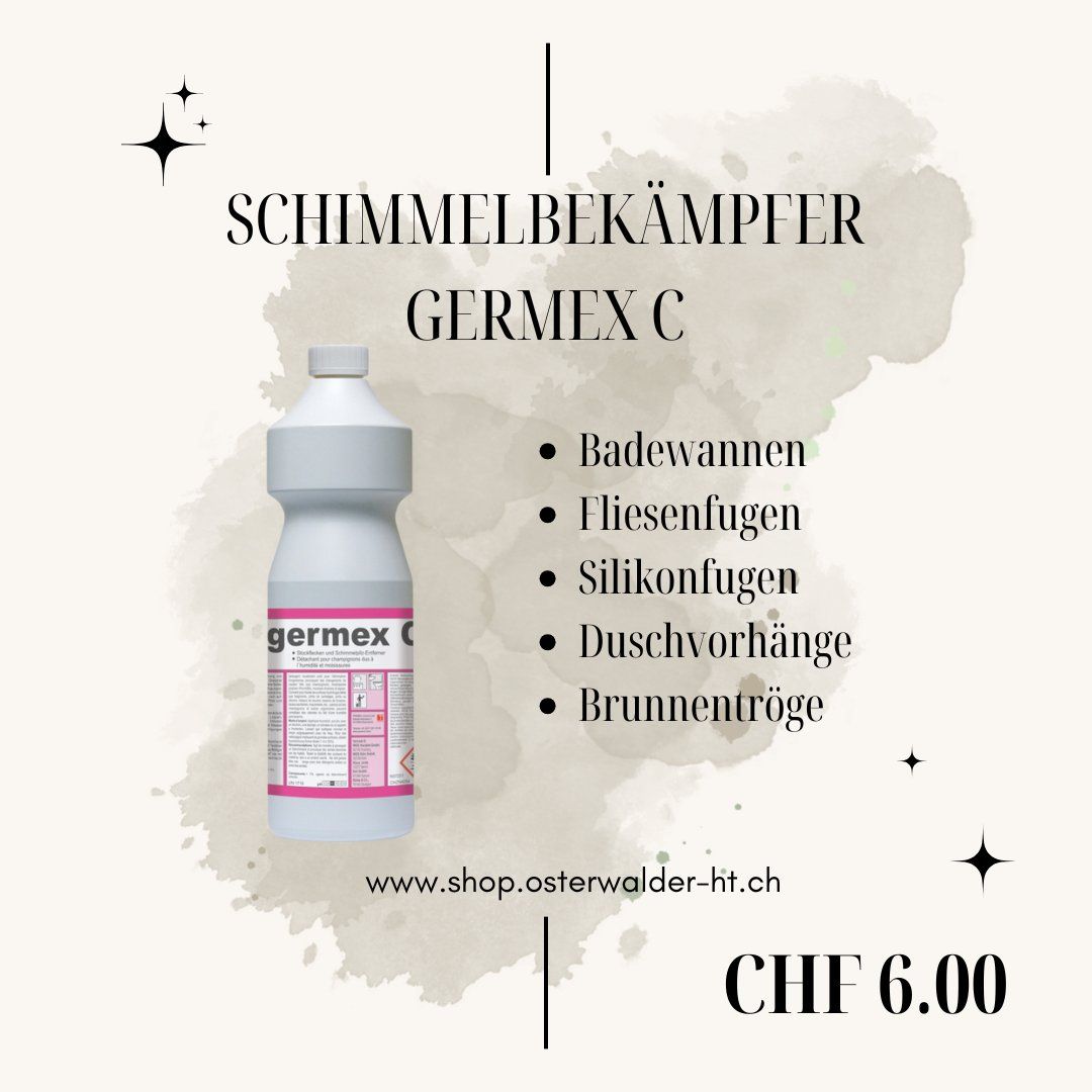 Prodotti di pulizia: Schimmelpilz Entferner Germex – Nuovo e nell'imballaggio originale da Flawil venduto da Osterwalder_ht_ag 2