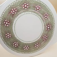 Plat à gâteau Grünstadt Keramik 2980 - Mid-Century 50's/60's