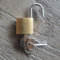 🐸 KOFFERSCHLOSS GOLD VORHÄNGESCHLOSS SCHLÖSSCHEN AUS METALL