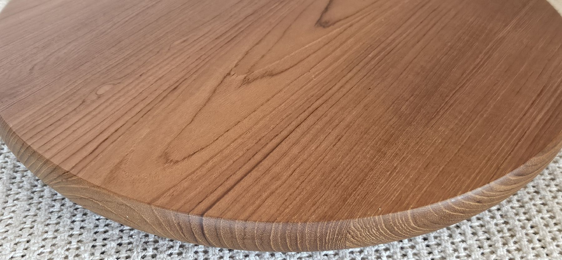 Piatti di portata: Holzplatte Echtholz drehend 40cm – Usato da Belp venduto da Ginus85 2