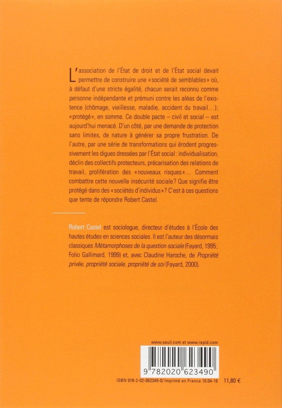 Libri: L'Insécurité sociale – Usato da Neuchâtel venduto da Dualseele 1