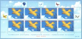 2001 Kleinbogen   Pro Aero   postfrisch   frankaturgültig