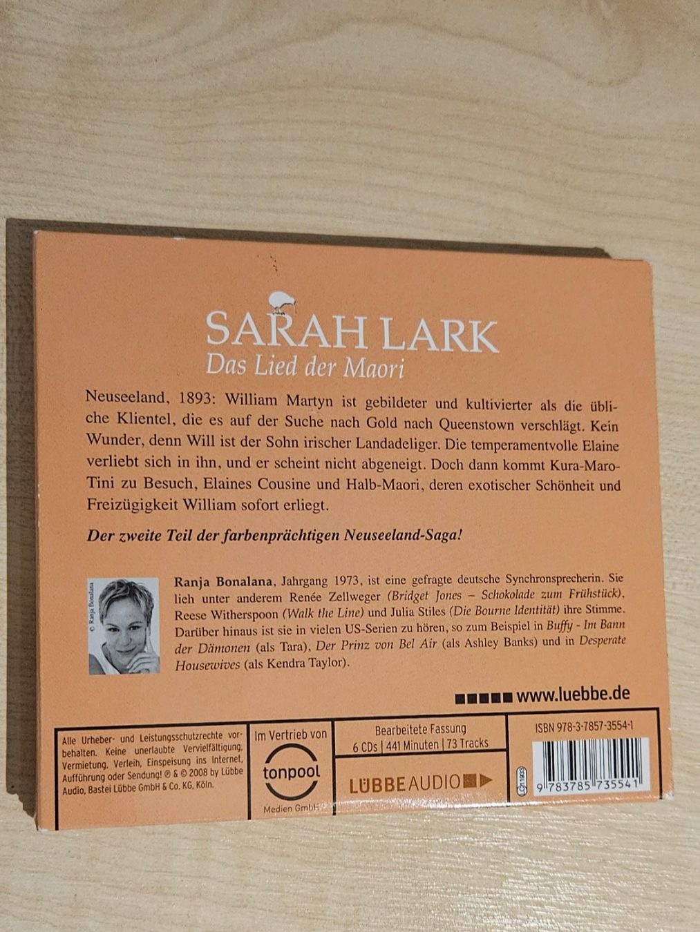 Audiolibri: Sarah Lark - Das Lied der Maori - 6 CD – Usato da Jona venduto da ASMARADO 1